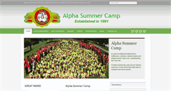 Desktop Screenshot of alphasummercamp.com